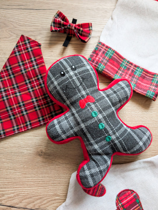 Gingham Gingerbread Plush Toy