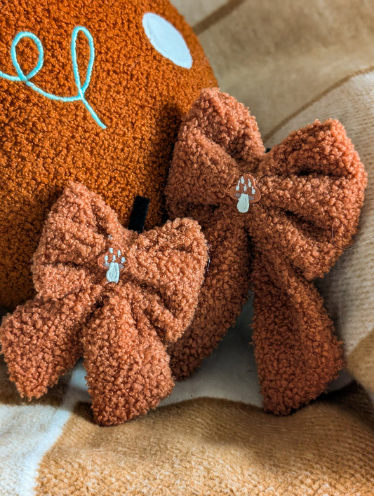 Woodland Acorn Teddy Sailor Bow