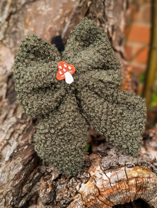 Woodland Fern Teddy Sailor Bow